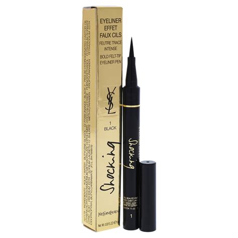 yves saint laurent eyeliner effet faux cils shocking 01|Yves Saint Laurent EYELINER EFFET FAUX CILS SHOCKING.